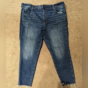 American eagle high rise jegging crop jeans